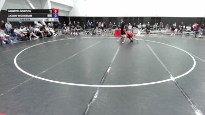 150 lbs Hunter Gordon, Team Texas vs Jaxon Workman, Team Michigan Red