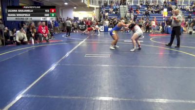 190 lbs Round Of 16 - Liliana Giulianelli, Peters Township vs Giana Wingfield, Canon-McMillan