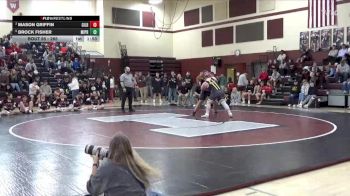 285 lbs Cons. Semi - Mason Griffin, Gilbert vs Brock Fisher, Mid-Prairie