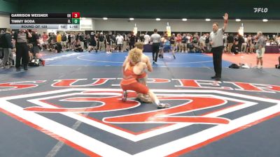 138 lbs Round Of 128 - Garrison Weisner, OH vs Timmy Boda, FL