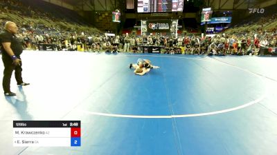 126 lbs Rnd Of 128 - Matthew Krawczenko, AZ vs Edwin Sierra, CA