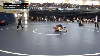 125 lbs Champ. Round 2 - Logan Hansen, Moorpark College vs Alexander Osborne, Lassen College