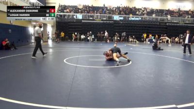125 lbs Champ. Round 2 - Logan Hansen, Moorpark College vs Alexander Osborne, Lassen College
