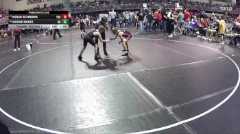 95 lbs Champ. Round 1 - Kolin Schrunk, Pender Kid Dragon vs Kayne Spatz, Nebraska Boyz