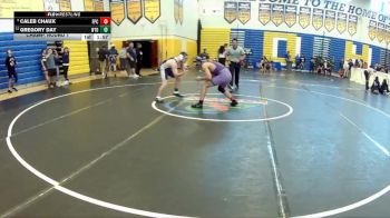 150 lbs Champ. Round 1 - Caleb Chaux, Ft Pierce Central vs Gregory Day, William T Dwyer