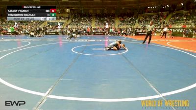 78 lbs Round Of 16 - Kelsey Palmer, Roundtree Wrestling Academy vs Remington Scanlan, Team Aggression