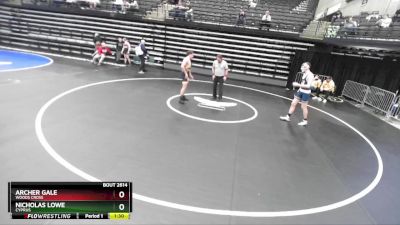 168 lbs Cons. Round 6 - Archer Gale, Woods Cross vs Nicholas Lowe, Cyprus