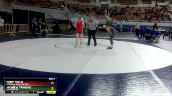 D1-126 lbs Quarterfinal - Mathew Trinidad, Desert Ridge vs Cody Bello, Mountain View Hs (Mesa)