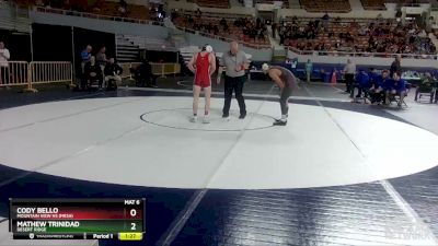 D1-126 lbs Quarterfinal - Mathew Trinidad, Desert Ridge vs Cody Bello, Mountain View Hs (Mesa)