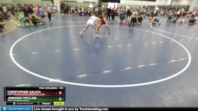 175 lbs Cons. Round 3 - Jeremiah McClain, Team Missouri Select vs Christopher Galicia, Fort Lupton Metro Wrestling Club