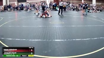 135 lbs Round 2 (4 Team) - Joaquin Salas, Roundtree WA vs Noah Spradlin, Arlington WC