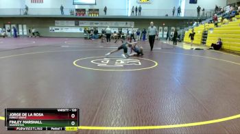 120 lbs Semifinal - Jorge De La Rosa, Forest Grove vs Finley Marshall, Warrenton