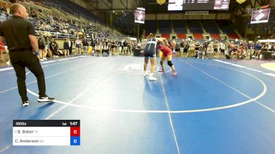 190 lbs Cons 8 #2 - Blake Baker, TX vs Cambree Anderson, ND