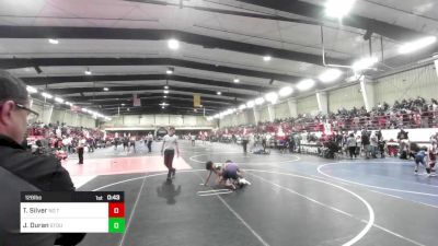 126 lbs Consi Of 8 #2 - Tristan Silver, No Team vs Juaquin Duran, Stout Wr Acd