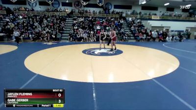 150 lbs Champ. Round 1 - Gabe Gerber, Ladysmith vs Jaylen Fleming, Prescott