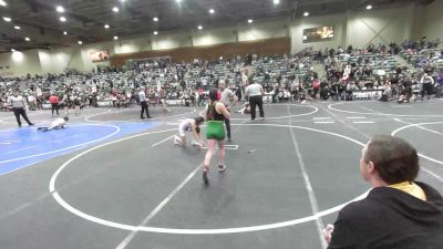94 lbs Quarterfinal - Samantha Sandoval Reyes, Delta Wrestling Club vs Hannah Hartley, Willits Grapplin Pack