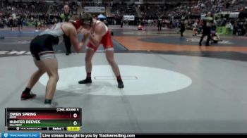 182 lbs Cons. Round 5 - Hunter Reeves, Hillcrest vs Owen Spring, Boise