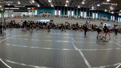 120 lbs Round 2 (6 Team) - Eric Bush, Beebe Trained Blue vs Enzo Carrazana, BHWC | Black Hive Wrestling Club