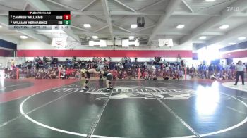 Boys 159 lbs Quarterfinal - Camren Williams, Oroville Boys vs .William Hernandez, Foothill Boys