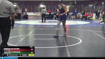 189 lbs Cons. Round 4 - Griffin Goldstein, St Anthonys vs Hunter Covington, Dryden Sr HS