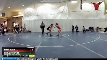 101 lbs Round 2 - Khloe Jorge, Munster Wrestling Club vs Moriah Morphet, Indian Creek Wrestling Club