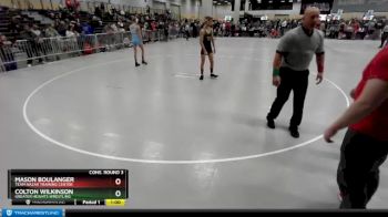 130 lbs Cons. Round 3 - Colton Wilkinson, Greater Heights Wrestling vs Mason Boulanger, Team Nazar Training Center