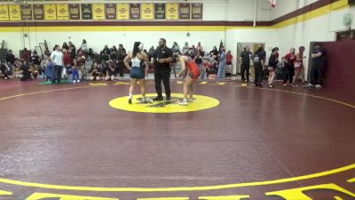 131 lbs Quarterfinal - Maliyah McCoy, Santa Rosa College vs Isabel Navarro, Menlo College
