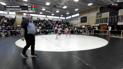 175 lbs Semifinal - Ryan VanBuren, Manchester vs Harrison Muller, Danbury