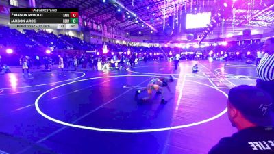 73 lbs Consi Of 8 #2 - Mason Rebolo, Savage House WC vs Jaxson Arce, Denver Wrestling Academy