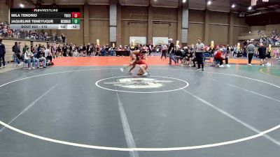 115 lbs Cons. Round 3 - Mila Tenorio, Yukon vs Jaqueline Teneyuque, McDonald County