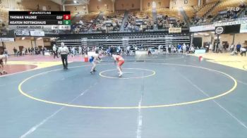 125 lbs Champ. Round 2 - Keaton Rottinghaus, Pratt CC vs Thomas Valdez, CSU Pueblo