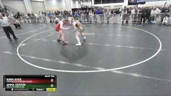 155 lbs Cons. Round 4 - Kara Kuge, Team Nazar Training Center vs Emma Heaton, 806 Elite Wrestling