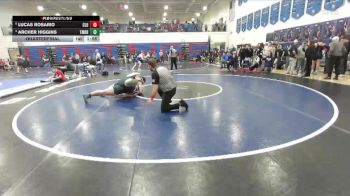 285 lbs Quarterfinal - Lucas Rosario, Caldwell vs Archer Higgins, Timberlake