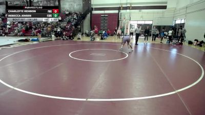 138 lbs 5th Place Match - Charlotte Rehbein, Pinnacle Wrestling Club vs Rebecca Jensen, Forest Lake Wrestling Club