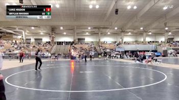 A 106 lbs Semifinal - Luke Higdon, Signal Mountain High School vs Brylan Rhodes, Greeneville High School