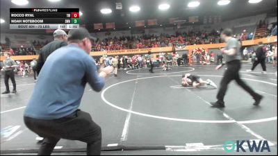 75 lbs Quarterfinal - Rocco Ryal, Tuttle Wrestling vs Noah Noteboom, Shelton Wrestling Academy