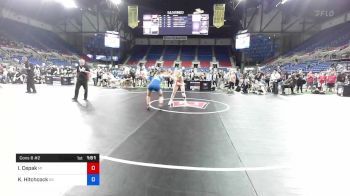 122 lbs Cons 8 #2 - Isabella Cepak, Michigan vs Kaylan Hitchcock, Kansas