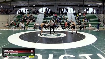 190 lbs Champ. Round 1 - Lane Foard, Benedictine College Prep vs Jason Whitaker, St. Mary`s Ryken