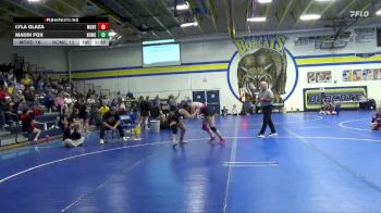 135 lbs Round 2 (8 Team) - Maddi Fox, North Metro vs Lyla Glaza, Mount Vernon
