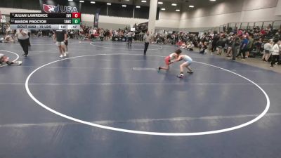 78 lbs Quarters - Julian Lawrence, Steel Valley Renegades vs Mason Proctor, Team Action Wrestling Club