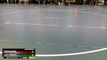 82 lbs Quarterfinal - Farynn Rhees, Greater Heights Wrestling vs Lucy Hancock, Concordia Wrestling Club