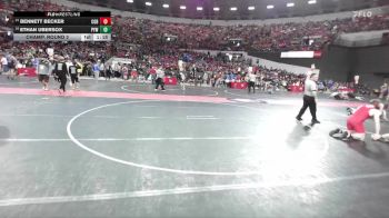 210 lbs Champ. Round 2 - Ethan Ubersox, Pec-Argyle Youth Wrestling vs Bennett Becker, Baldwin-Woodville