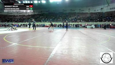 128 lbs Consi Of 32 #2 - Mckinley Miller, Chandler JH vs Alexis McCellend, Pryor Tigers Wrestling