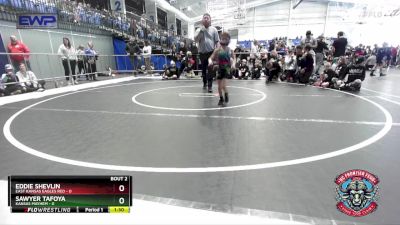 49 lbs Semis (4 Team) - Kemp Taylor, East Kansas Eagles Red vs Isaac Harris, Kansas Mayhem