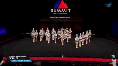 Connect Cheer Northwest - Scarlet [2025 L2 Senior - Medium Semis] 2025 The Summit