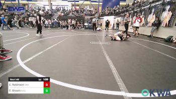 84 lbs Final - Elijah Robinson, Shelton Wrestling Academy vs Easton Brown, Blackwell Wrestling Club