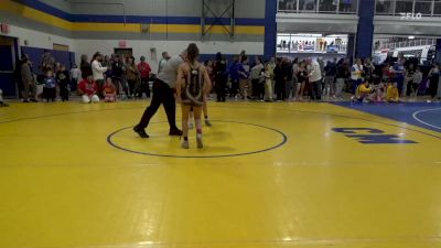 96 lbs Semifinal - Giada Croteau, Young Guns vs Gianna D'Angelo, Greensburg Salem