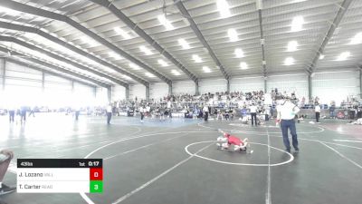 43 lbs Consolation - JaCobi Lozano, Valley Bad Boys vs Trequez Carter, Ready RP Nationals Wrestling Team