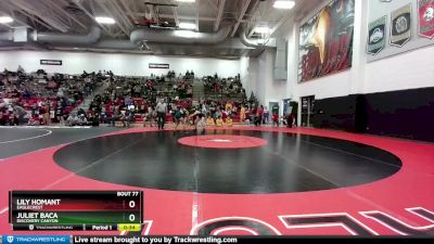 110 lbs Cons. Round 1 - Lily Homant, Eaglecrest vs Juliet Baca, Discovery Canyon