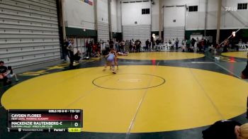 115-121 lbs Cons. Round 2 - Mackenzie Rautenberg-Dugan, Elkhorn Valley Wrestling Club vs Cayden Flores, Next Level Training Academy